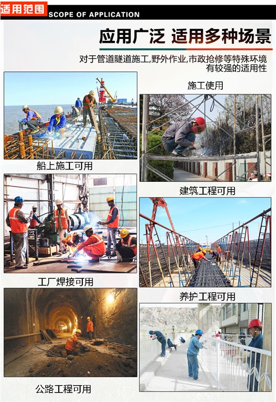 三相5KW汽油发电电焊一体机适用范围