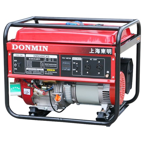 5KW单相小型汽油发电机组【可配备移动轮】DM6500CXD