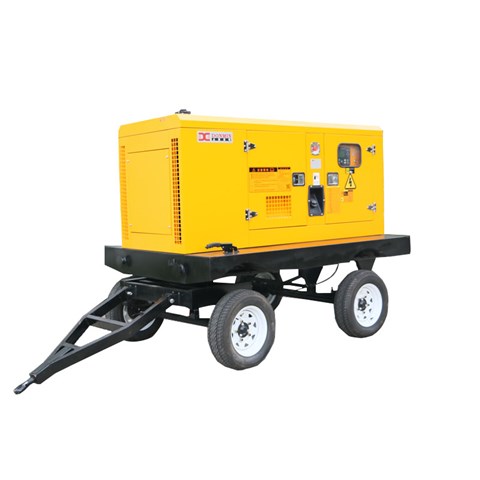 东明DONMIN 30kw移动拖车低噪音玉柴柴油发电机组GF2-30Y(T)-1