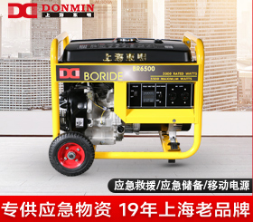 东明单相5kw应急小型便携式汽油发电机组 BR6500/YJ