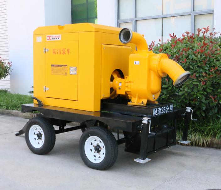 移动排涝泵车